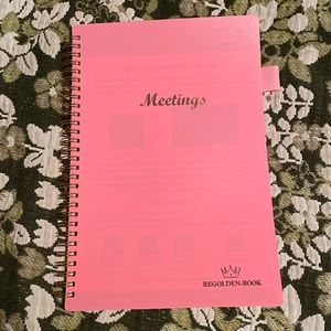 New Meetings notebook 160 pages